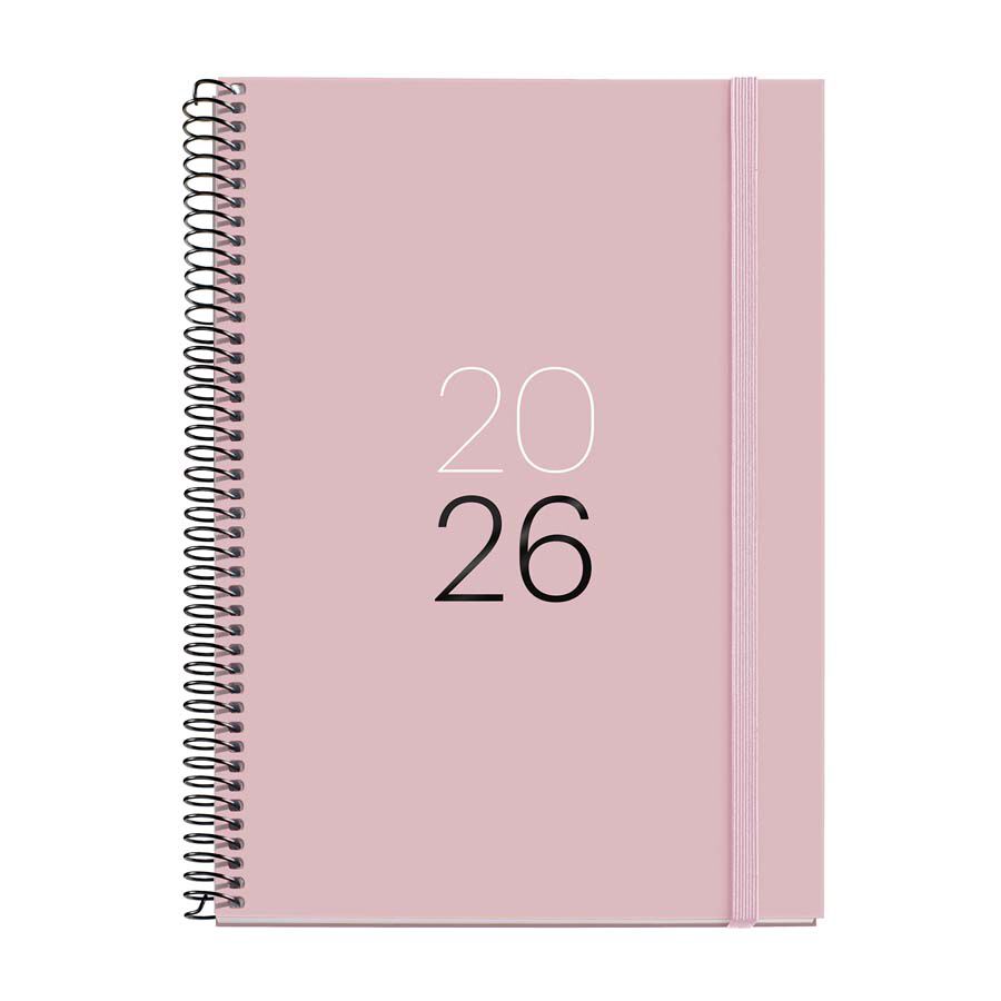 Agenda Espiral Miquelrius Plus sem/vista catal&aacute;n 2026 Calm arena