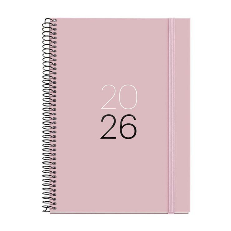 Agenda Espiral Miquelrius Plus sem/vista catalán 2026 Calm arena