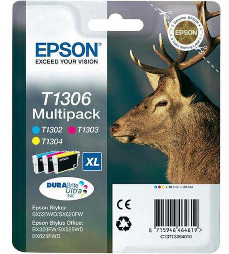 Cartucho original Epson Color Sx525Wd Multipack  - Ref. C13T13064012