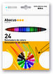 Retoladors Punta Gruixuda Abacus 24 colors
