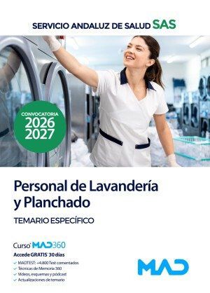 Personal de Lavander&iacute;a y Planchado del Servicio Andaluz de Salud. Test del temario