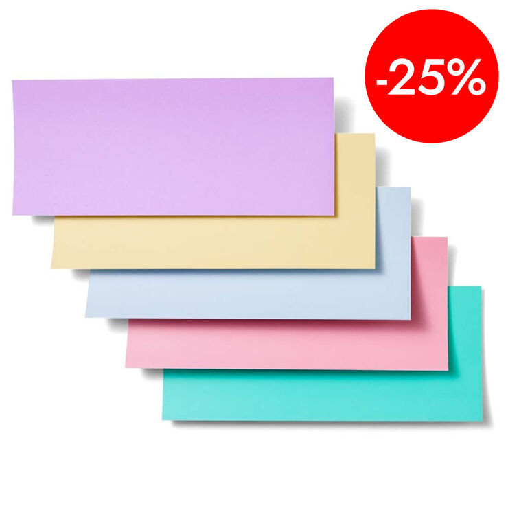 Joy Cartolina Smart adhesiva 14x33cm 10 fulls