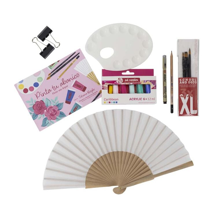 Set Acrílico Talens Pinta tu Abanico