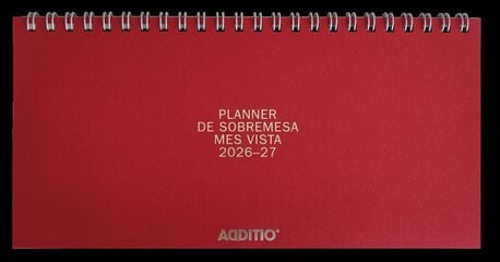 Planificador Mesa Additio Mensual 2026-2027 Castellano