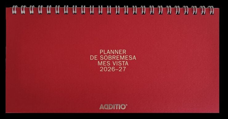 Planificador Mesa Additio Mensual 2026-2027 Castellano