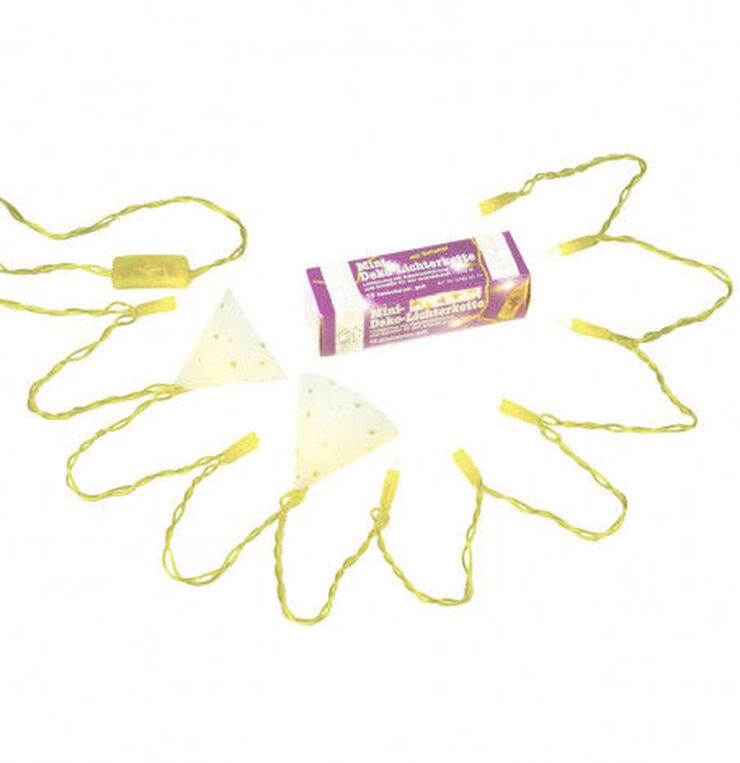 Lums Led Mini per a festes groc 10u