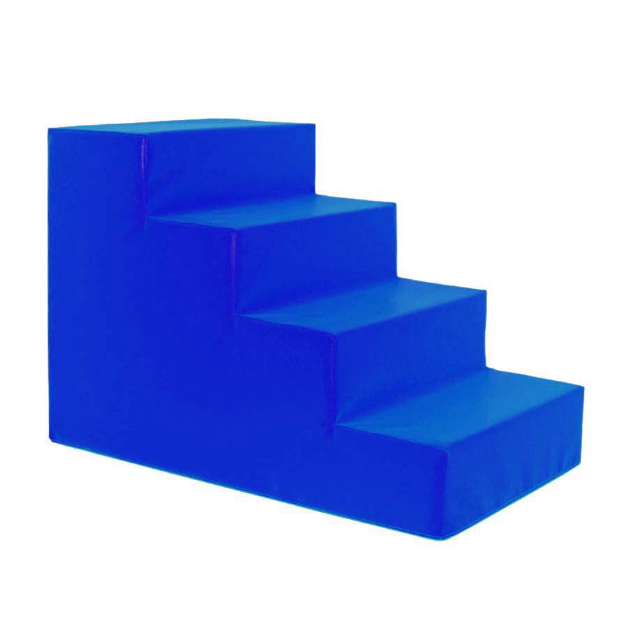 Escalera de espuma 4 pelda&ntilde;os 100x60x68cm azul