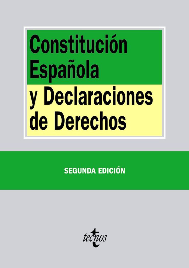 Constitución Española y Declaraciones de Derechos