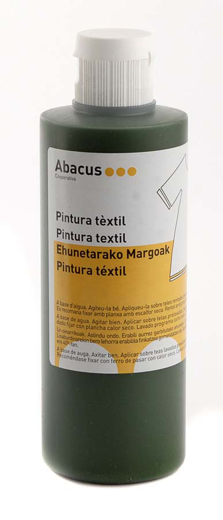 Pintura tèxtil Abacus 200ml verd fosc