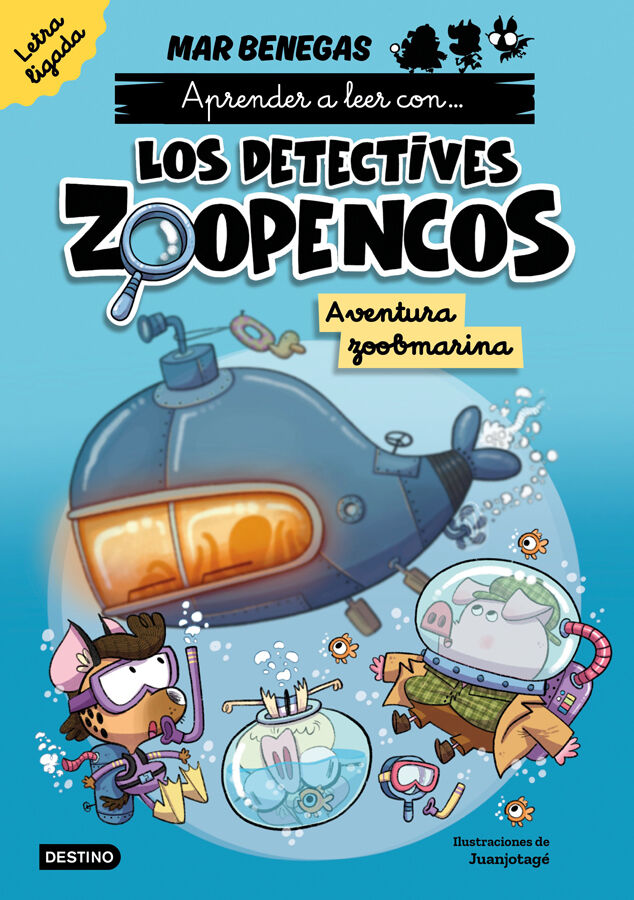Aprende a leer con... Los Detectives Zoopencos. Letra ligada 1. Aventura zoobma