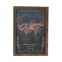 Agenda Paperblanks Michelangelo, Caligrafía Midi apaisada sem/vista caso 2026