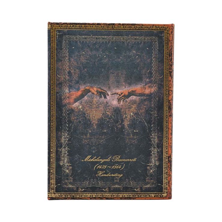 Agenda Paperblanks Michelangelo, Caligrafía Midi apaisada sem/vista caso 2026