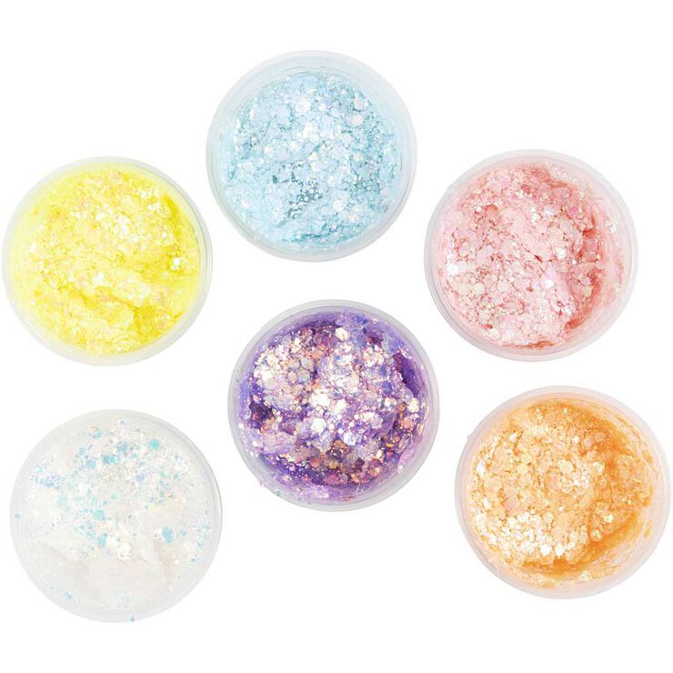 Glitter Clay Creativ Pastel 20ml 6u