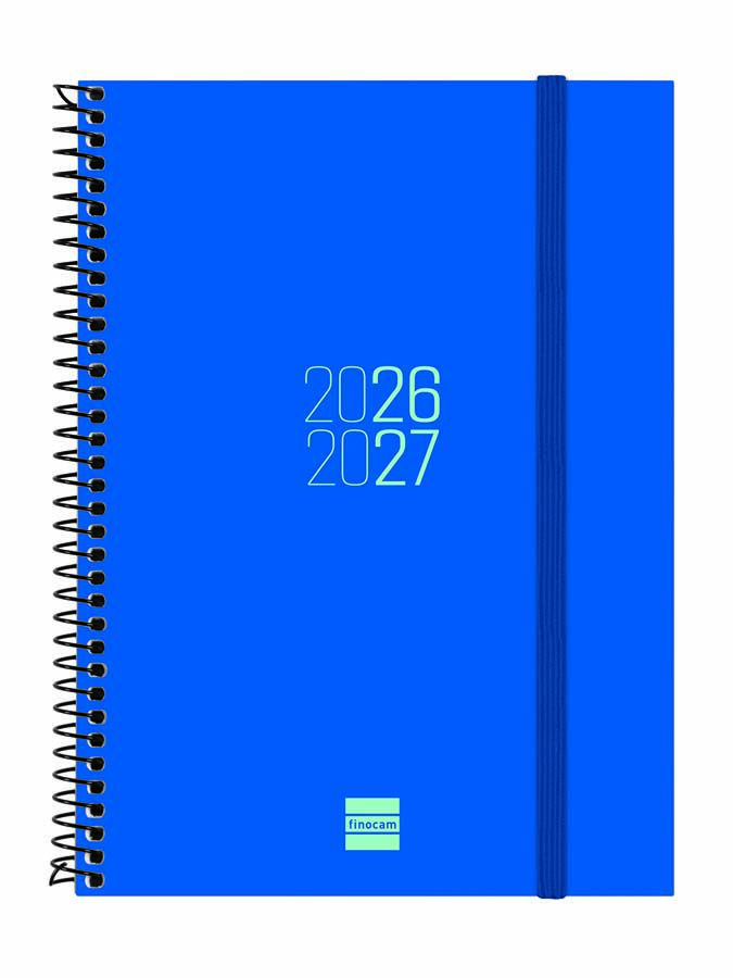Agenda Escolar Finocam Esp.E10 Sem/Vista Catal&aacute;n 2026-27 Azul