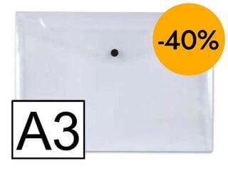 Sobre portadocumentos A3 transparente