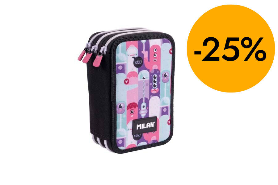 Plumier 3 pisos Milan Especial Aliens2