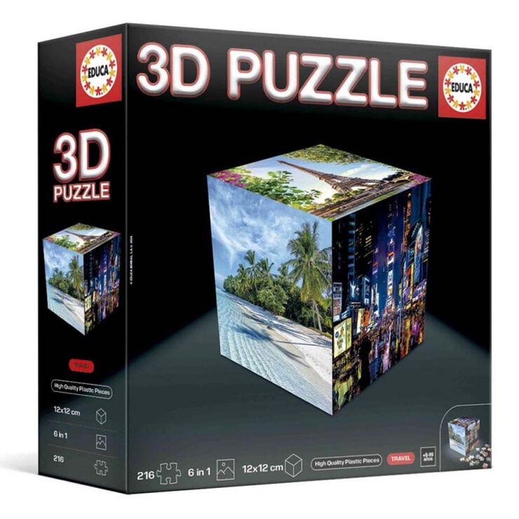 Puzle 3D Viajes
