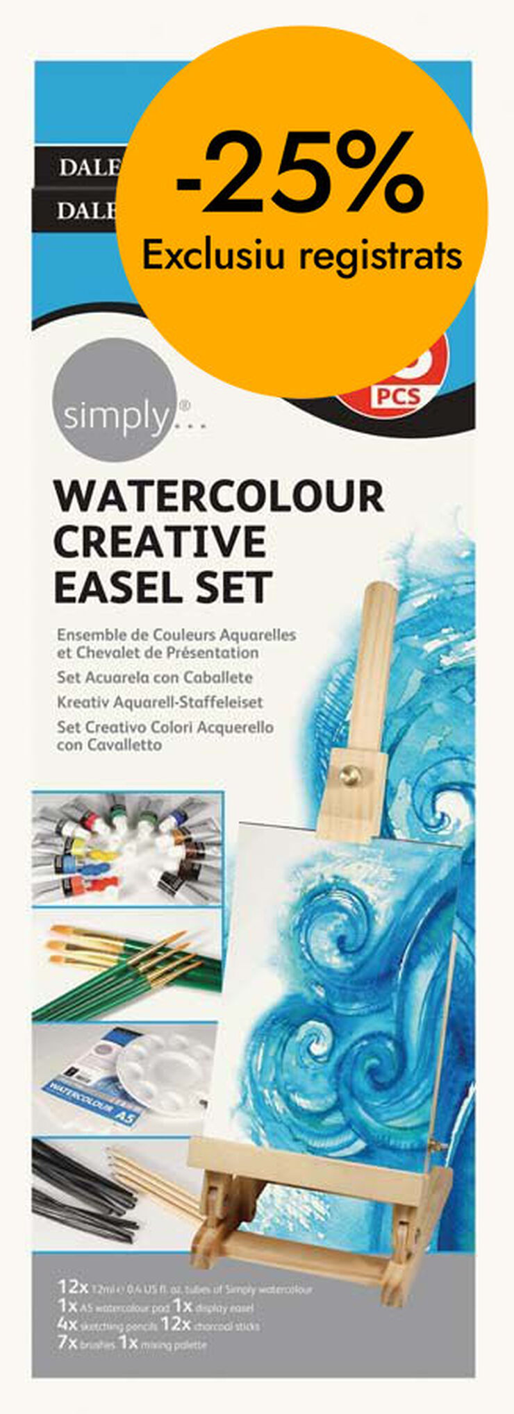 Set Aquarel&middot;la Iniciaci&oacute; Daler-Rowney Simply