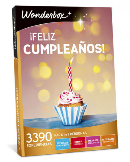Pack de experiencia Wonderbox Feliz Cumpleaos! 2017-2018 Pack de experiencia Wonderbox Feliz Cumpleaos! 2017-2018