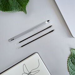 Bolígraf Bic Cristal Renew Metal + 2 recanvis negre