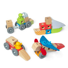 Melissa & Doug Blockables Vehicles 54 piezas