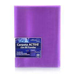 Carpeta 80 fundas A4 Office Box Active