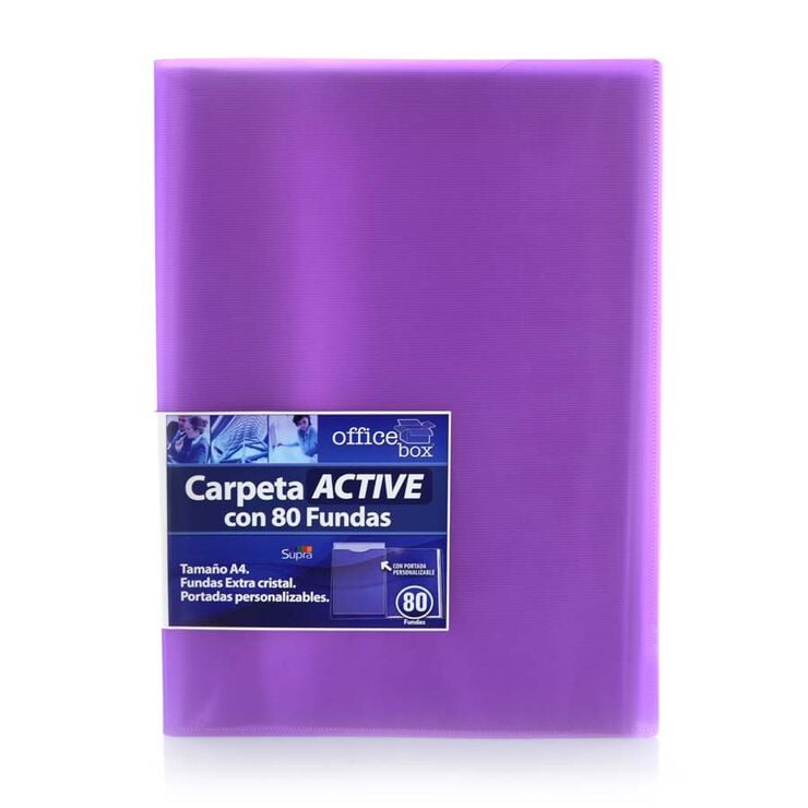 Carpeta 80 fundas A4 Office Box Active