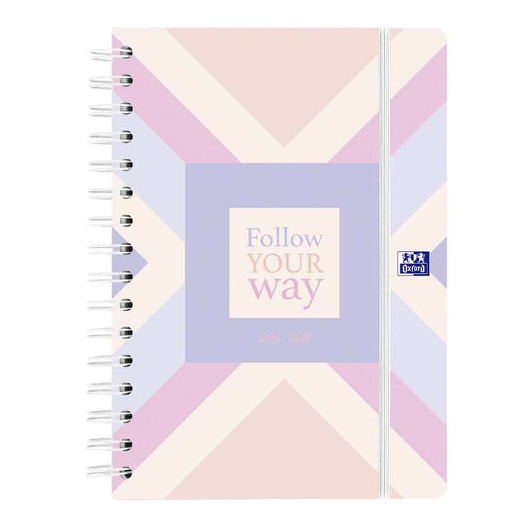 Agenda Escolar Oxford Cute A6 Semana/vista Castellano 2026-2027