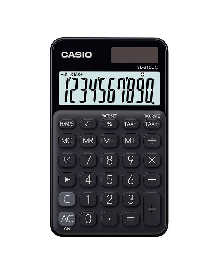 CALCULADORA CASIO SL-310 UC-BK NEGRO