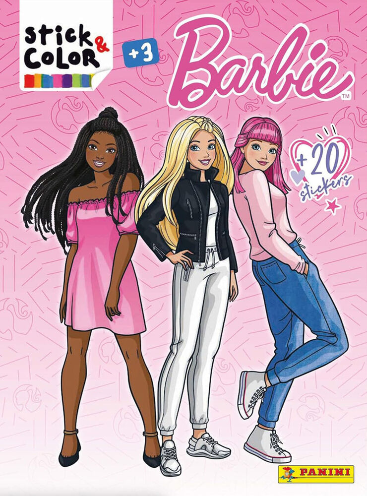 Barbie. Stick & Color