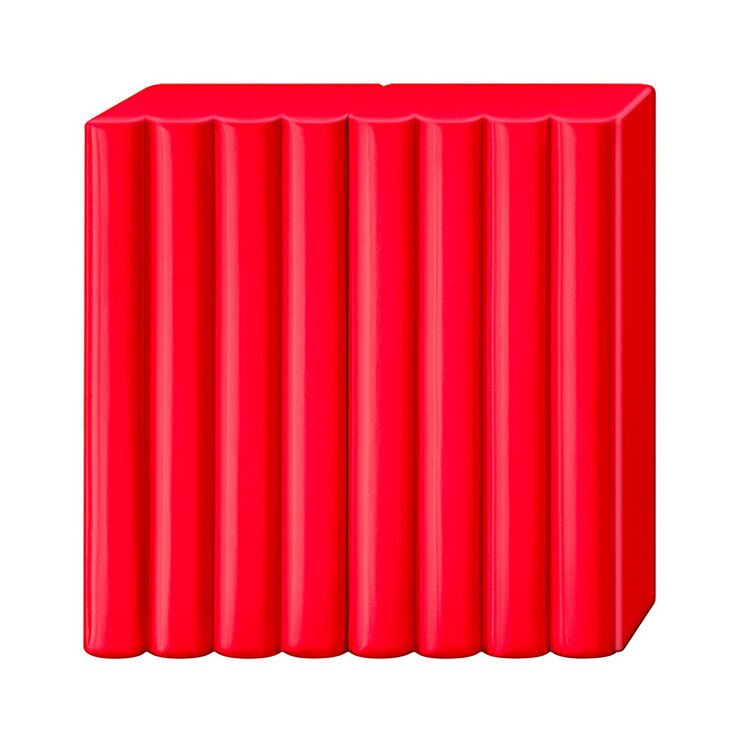Pasta modelar Fimo Soft 57g vermell