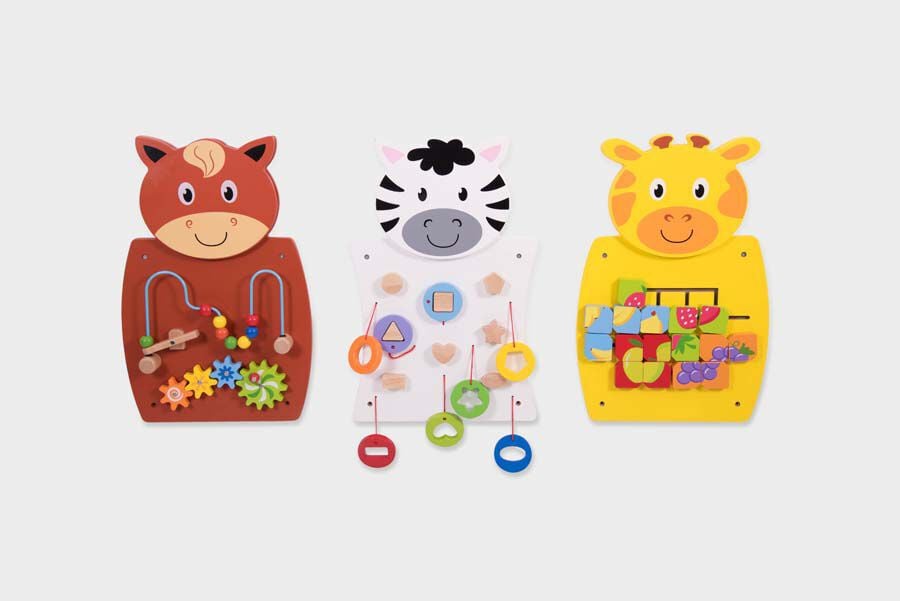 Paneles de actividades de animales