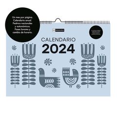 Calendari paret MiquelRius A3 2024 cast Northern