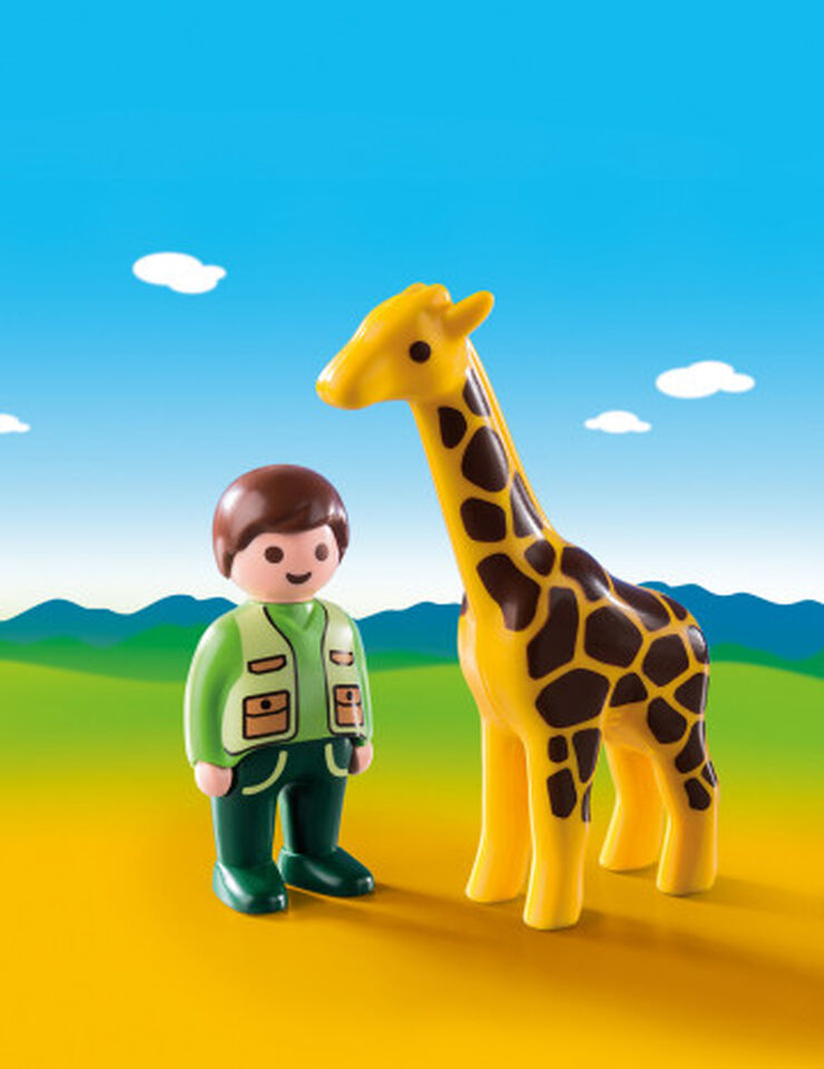 Figures Playmobil 1.2.3 Girafa 9380