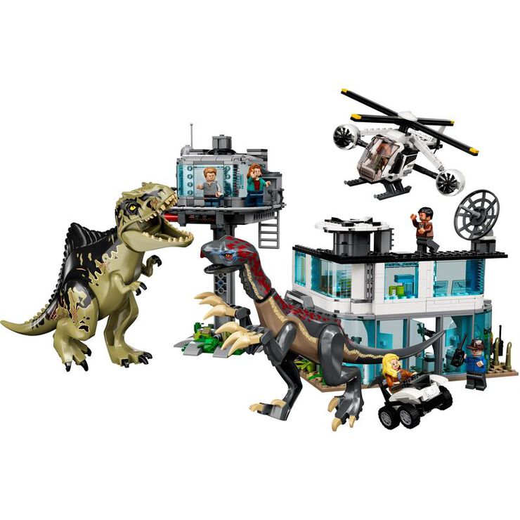 LEGO® Jurassic World Ataque del Giganotosaurio y el Therizinosaurio 76949