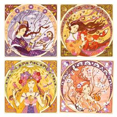 Inspired by Alfons Mucha
