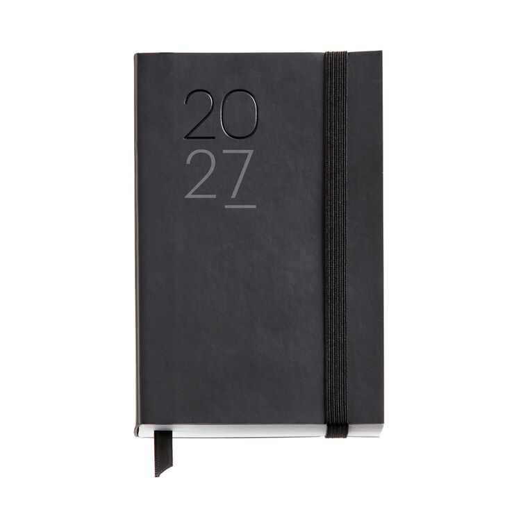 Agenda Miquelrius Passport Setmana Vista Catal&agrave; 2027 Luxor Negre