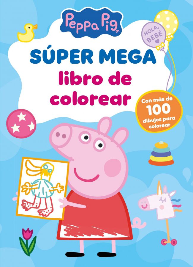 S&uacute;per mega libro de colorear (Peppa Pig. Actividades)