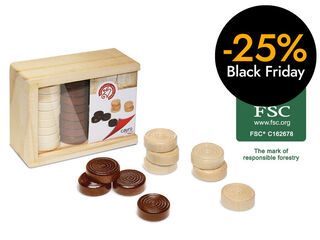 Dames Fitxes de Fusta