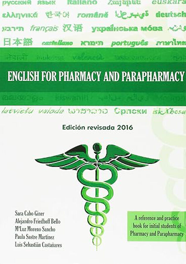 English for Pharmacy and parapharmacy