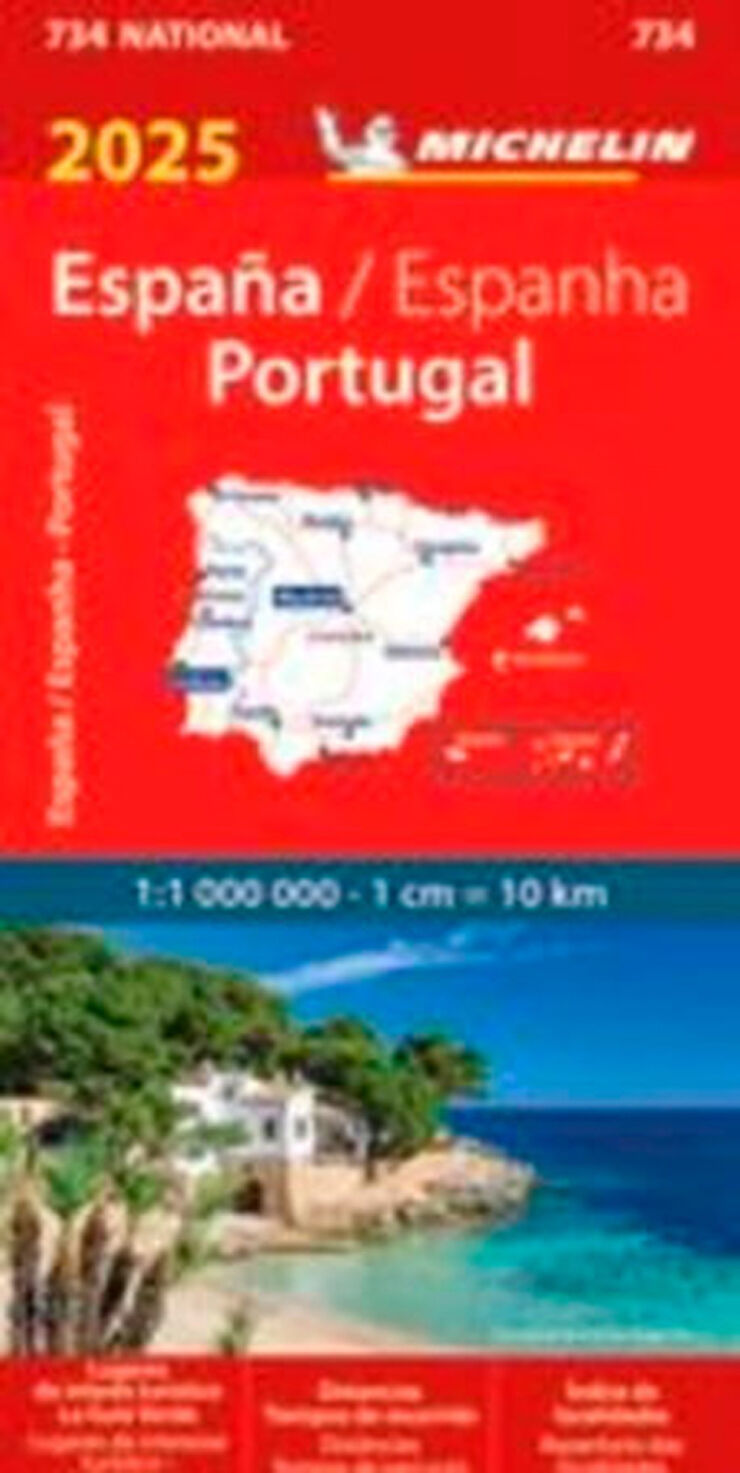 Mapa National España/Espanha - Portugal