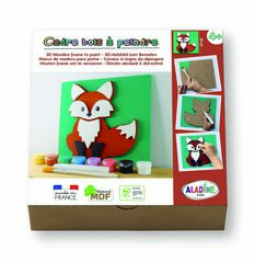 Kit Aladine Pinta Figura madera Zorro