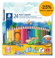 Llapis de colors Staedtler Noris Aquarell 24 colors