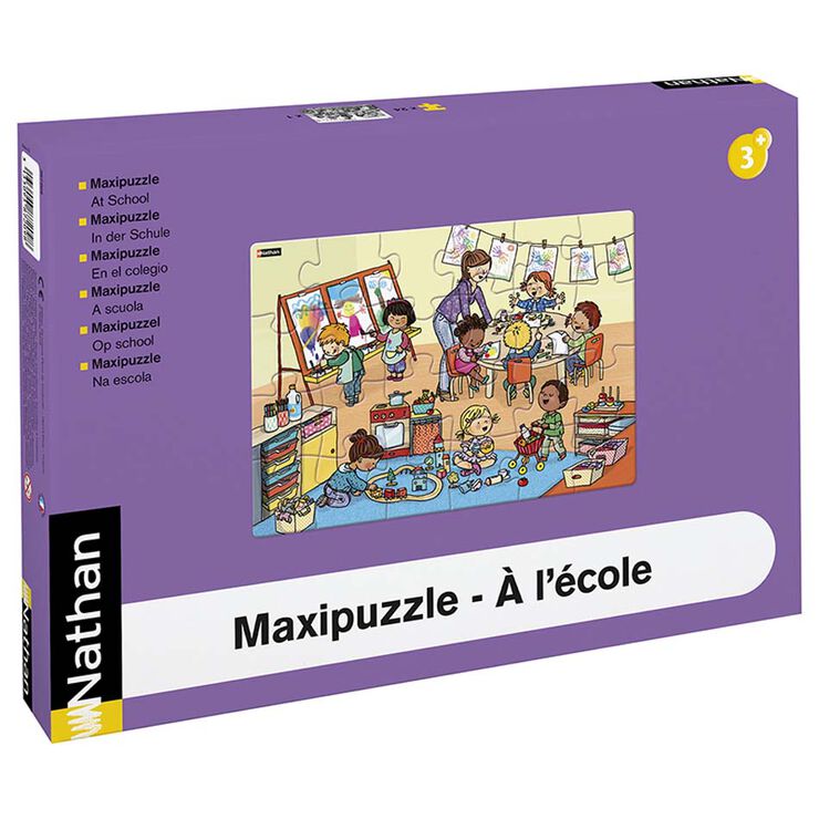 Puzzle maxi Nathan A l'escola 24 peces