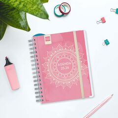 Agenda Finocam docente Magistral personalizable 1/4 sem/vista cas 2025-26 Mandala