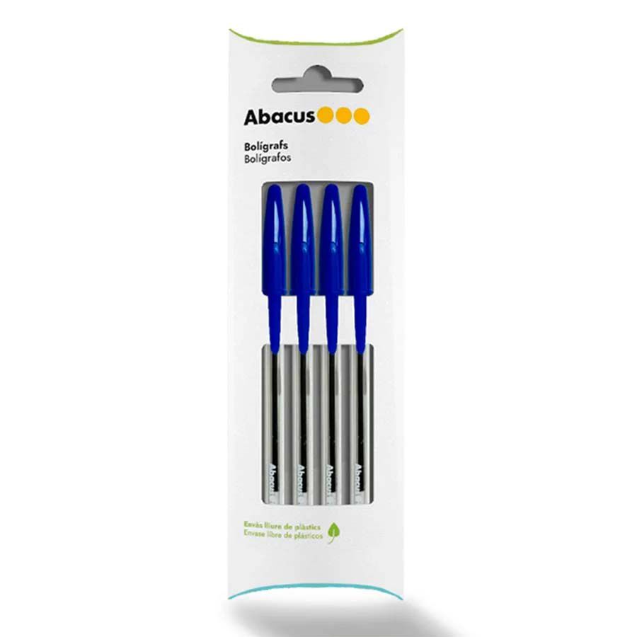 Bol&iacute;grafos Abacus azul 4u