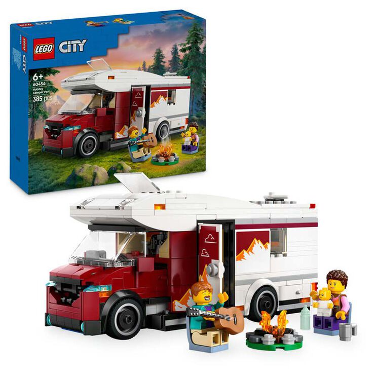 LEGO&reg; LEGO City Autocaravana Aventurera de Vacaciones 60454