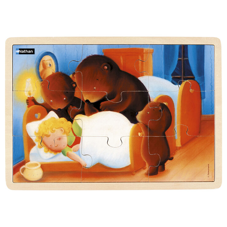 Puzzle de madera de 9 piezas