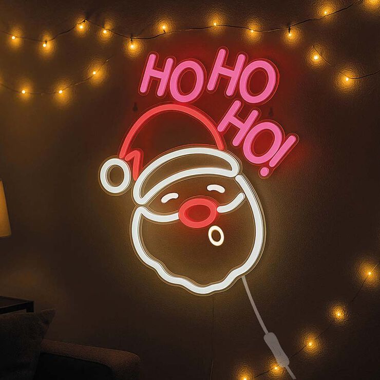 Lámpara Led neón Legami Navidad Santa Claus