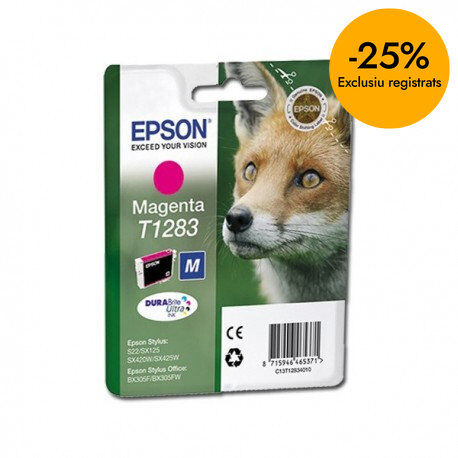 Cartucho original Epson T1283 magenta - C13T12834022